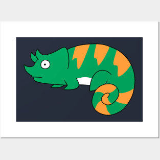 Nervous Chameleon Posters and Art